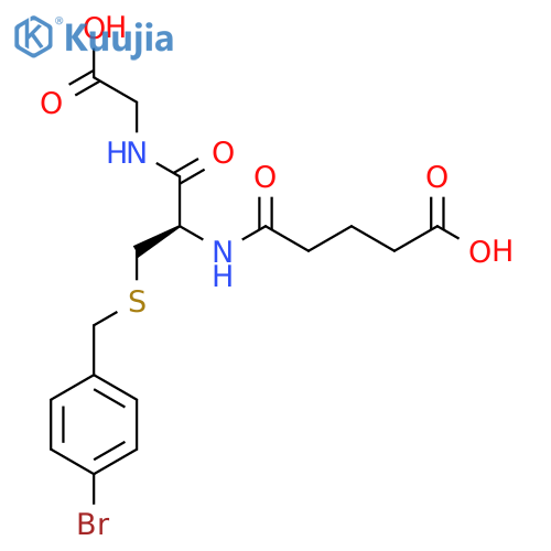 Glutaryl-S-(4-bromobenzyl)cysteinylglycine structure