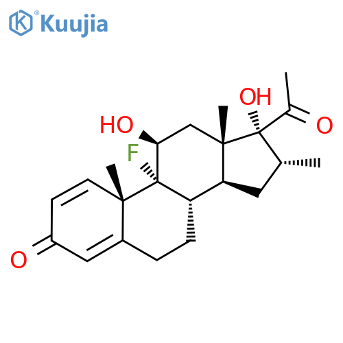 (11β,16α)-9-Fluoro-11,17-dihydroxy-16-methylpregna-1,4-diene-3,20-dione21-Deoxydexamethasone structure