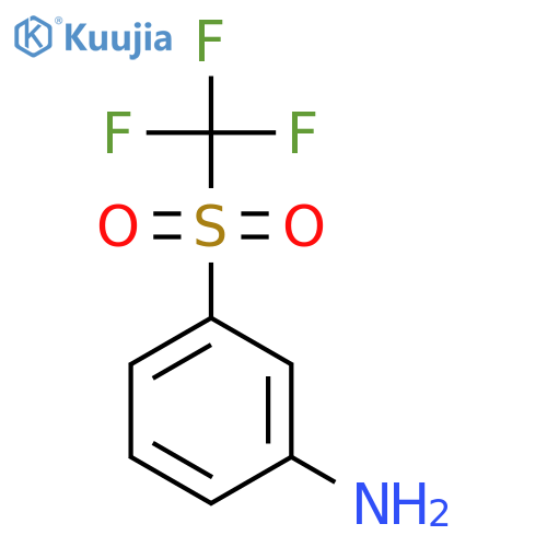3-(Trifluoromethylsulphonyl)aniline structure