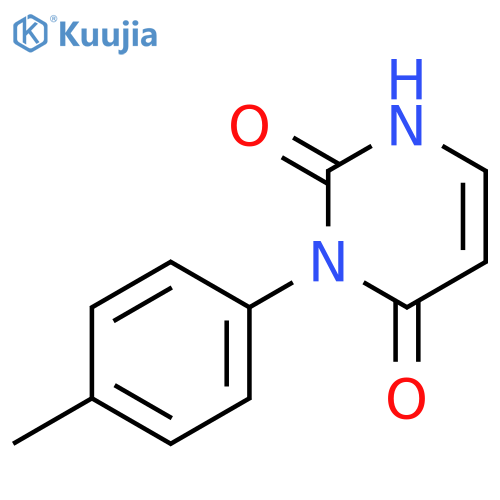 3-(p-tolyl)pyrimidine-2,4(1H,3H)-dione structure