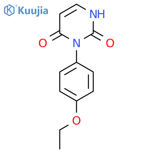 3-(4-ethoxyphenyl)pyrimidine-2,4(1H,3H)-dione structure