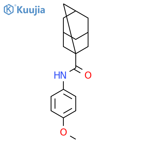Tricyclo[3.3.1.13,7]decane-1-carboxamide, N-(4-methoxyphenyl)- structure