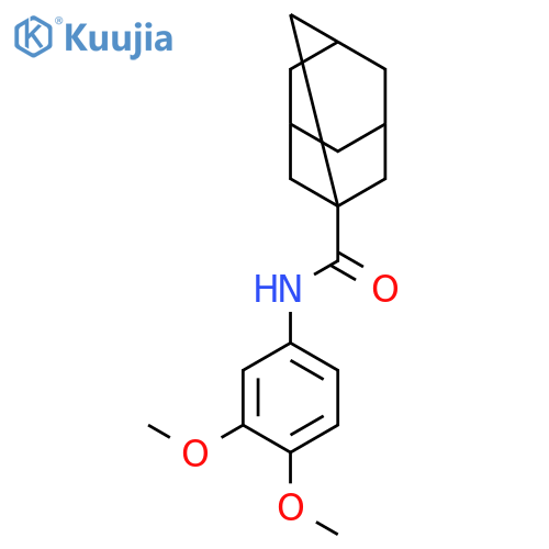 Tricyclo[3.3.1.13,7]decane-1-carboxamide, N-(3,4-dimethoxyphenyl)- structure