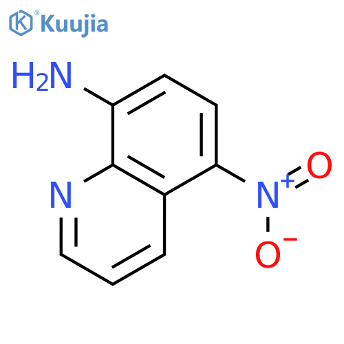 8-Quinolinamine, 5-nitro- structure