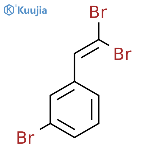 1-Bromo-3-(2,2-dibromoethenyl)benzene structure