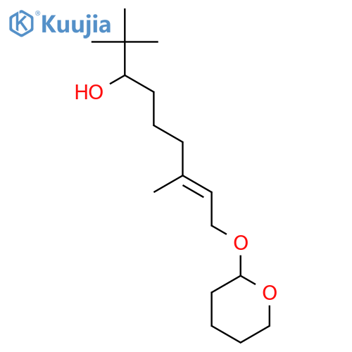 7-Nonen-3-ol, 2,2,7-trimethyl-9-[(tetrahydro-2H-pyran-2-yl)oxy]-, (7E)- structure