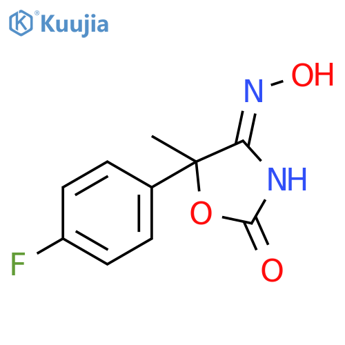 2,4-Oxazolidinedione, 5-(4-fluorophenyl)-5-methyl-, 4-oxime structure