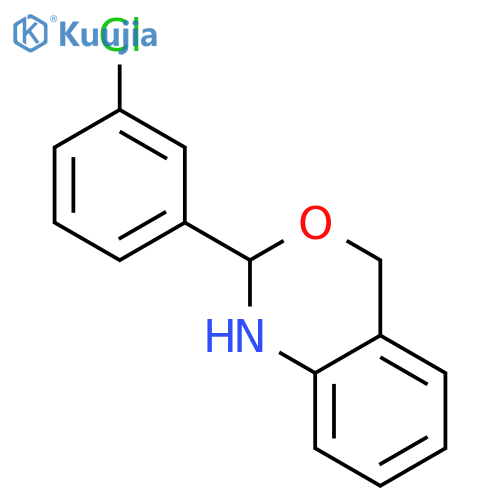 2H-3,1-Benzoxazine, 2-(3-chlorophenyl)-1,4-dihydro- structure
