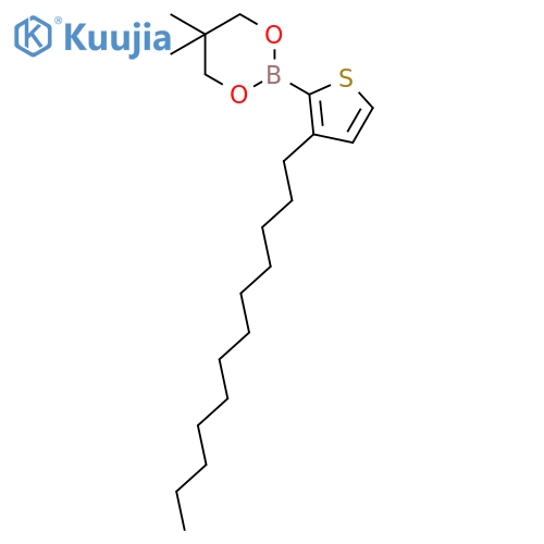 1,3,2-Dioxaborinane, 2-(3-dodecyl-2-thienyl)-5,5-dimethyl- structure