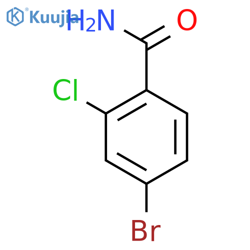 4-Bromo-2-chlorobenzamide structure