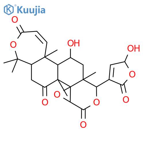 10-Hydroxy-7-(2-hydroxy-5-oxo-2H-furan-4-yl)-1,8,12,17,17-pentamethyl-3,6,16-trioxapentacyclo[9.9.0.02,4.02,8.012,18]icos-13-ene-5,15,20-trione structure