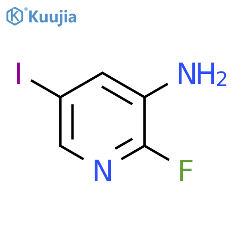 2-fluoro-5-iodopyridin-3-amine structure