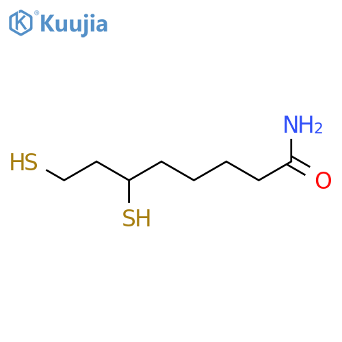 (+-)-6,8-dimercaptooctanamide structure