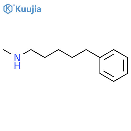 methyl(5-phenylpentyl)amine structure