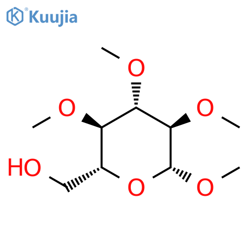 β-D-Glucopyranoside, methyl 2,3,4-tri-O-methyl- structure