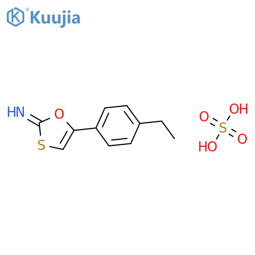 1,3-Oxathiol-2-imine, 5-(4-ethylphenyl)-, sulfate (1:1) structure