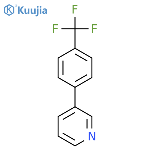 3-(4-(Trifluoromethyl)phenyl)pyridine structure