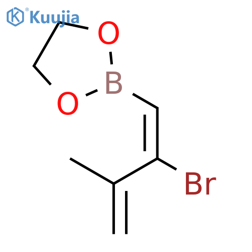 1,3,2-Dioxaborolane, 2-[(1E)-2-bromo-3-methyl-1,3-butadienyl]- structure