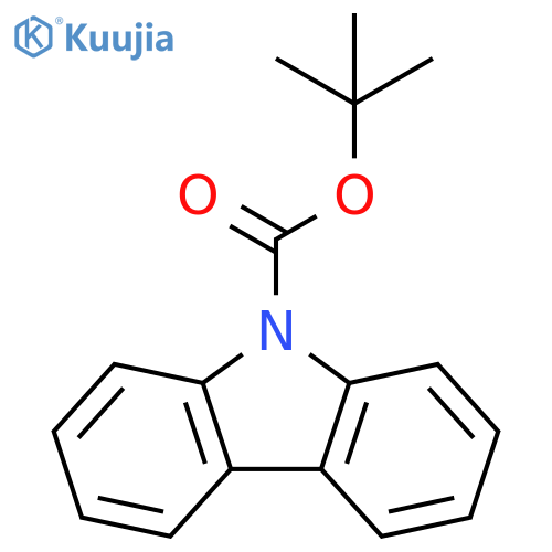 9H-Carbazole-9-carboxylic acid, 1,1-dimethylethyl ester structure