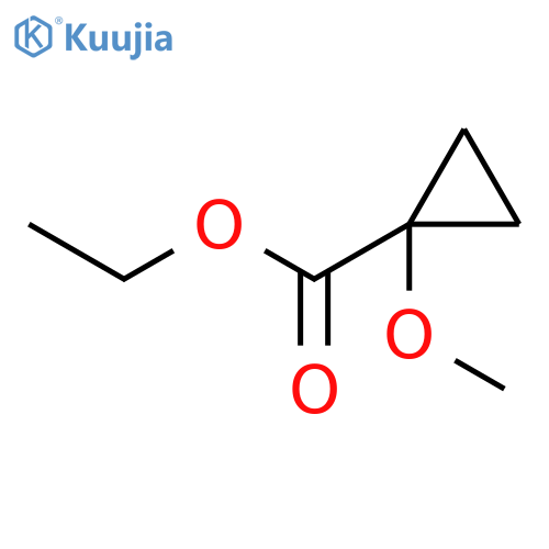 ethyl 1-methoxycyclopropane-1-carboxylate structure