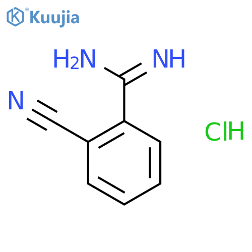 2-Cyanobenzamidine Hydrochloride structure