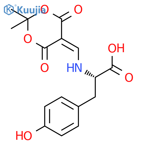 L-Tyrosine, N-[(2,2-dimethyl-4,6-dioxo-1,3-dioxan-5-ylidene)methyl]- structure