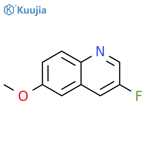3-fluoro-6-methoxy-quinoline structure