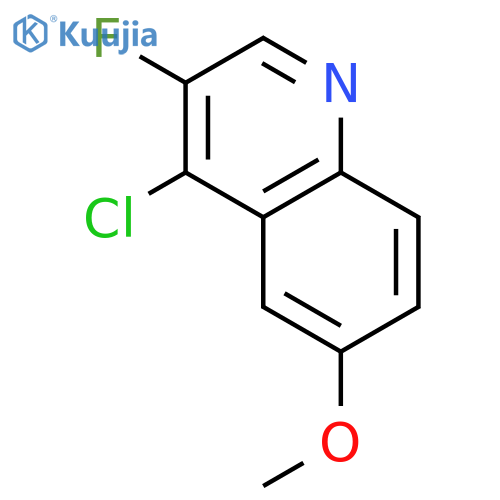 Quinoline, 4-chloro-3-fluoro-6-methoxy- structure