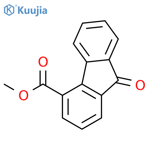 Methyl 9-oxo-9H-fluorene-4-carboxylate structure