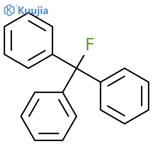 Benzene,1,1',1''-(fluoromethylidyne)tris- structure