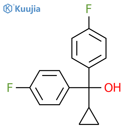 Benzenemethanol, a-cyclopropyl-4-fluoro-a-(4-fluorophenyl)- structure