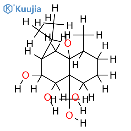 5,11-epoxy-eudesmane-1,8,9,14-tetraol structure