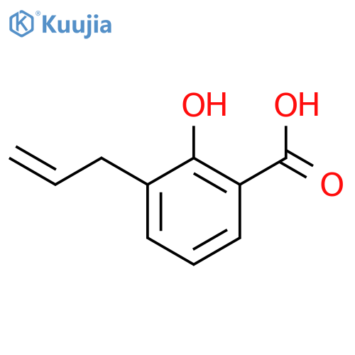 Benzoic acid,2-hydroxy-3-(2-propen-1-yl)- structure