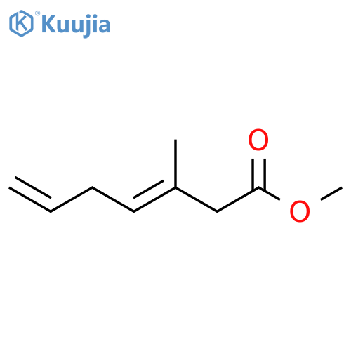 3,6-Heptadienoic acid, 3-methyl-, methyl ester, (E)- structure