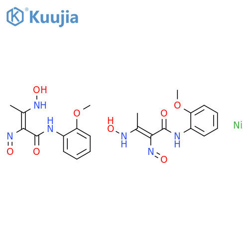 Nickel,bis[2,3-bis(hydroxyimino)-N-(2-methoxyphenyl)butanamidato]- (9CI) structure
