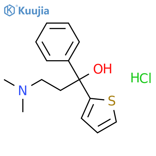 alpha-(2-(Dimethylamino)ethyl)-alpha-phenyl-2-thiophenemethanol hydrochloride structure