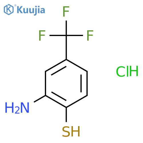 2-Amino-4-(trifluoromethyl)benzenethiol Hydrochloride structure