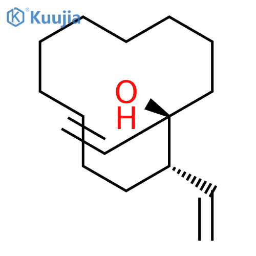 Cyclododecanol, 1,2-diethenyl-, (1R*,2S*)- structure