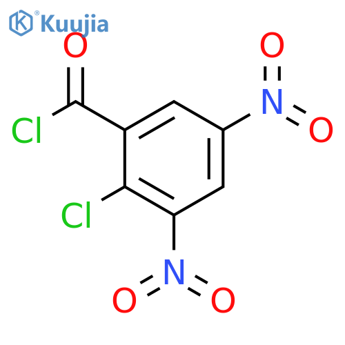 2-Chlor-3,5-dinitrobenzoesaeurechlorid structure
