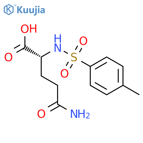 (-)-n-[(4-methylphenyl)sulfonyl]-d-glutamine structure
