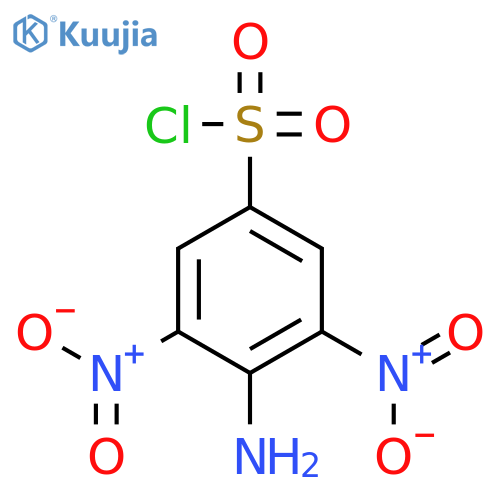 Benzenesulfonyl chloride, 4-amino-3,5-dinitro- structure