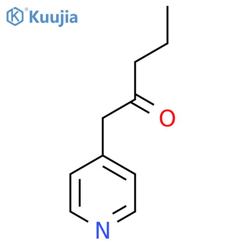 (4-Pyridinyl)methyl n-propyl ketone structure