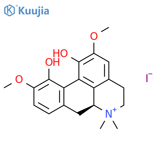 (+)-Magnoflorine iodide structure