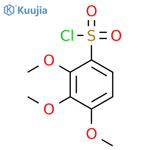 2,3,4-trimethoxybenzene-1-sulfonyl chloride structure