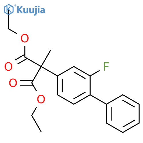 2-(2-Fluoro1,1'-biphenyl-4-yl)-2,3-dimethylbutanedioic Acid Dimethyl Ester structure