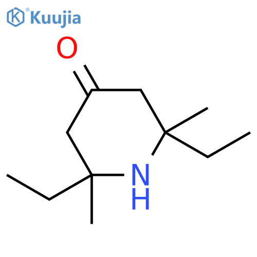 4-Piperidinone, 2,6-diethyl-2,6-dimethyl- structure