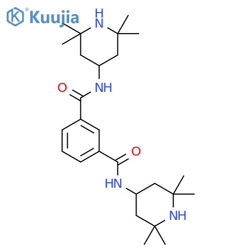 N1,N3-bis(2,2,6,6-Tetramethylpiperidin-4-yl)isophthalamide structure