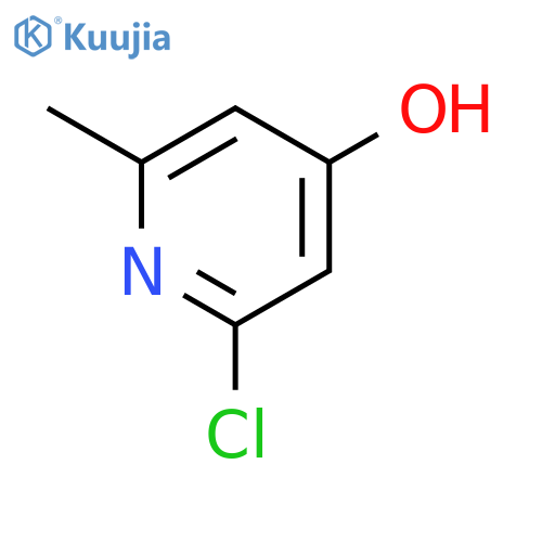 2-Chloro-6-methylpyridin-4-ol structure
