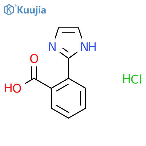 2-(1H-Imidazol-2-yl)benzoic acid hydrochloride structure