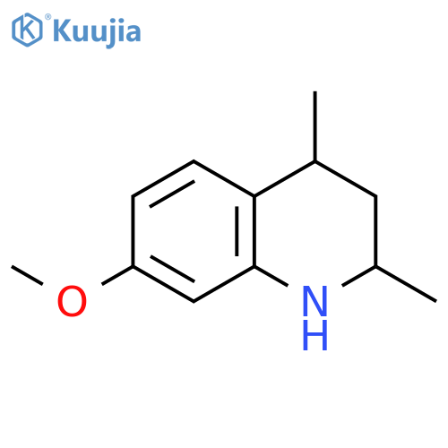 Quinoline, 1,2,3,4-tetrahydro-7-methoxy-2,4-dimethyl- structure